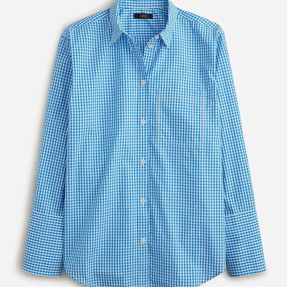 J.Crew Garçon Cotton Poplin Button up Gingham Shirt